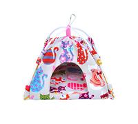 Nid d'oiseau - Lit pour perroquet - Hamac à suspendre pour aras, perruches, calopsittes - Accessoires de cage d'amour (chat)