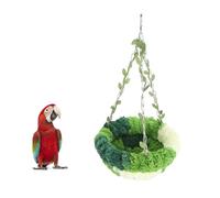 Nid D'oiseau, Maison D'élevage de Perruches en Molleton de Corail Doux, Cabane pour Perroquets, Lit pour Perruches, Perruches, Calopsittes, Inséparables, (Petit hamac (14x23,5 cm