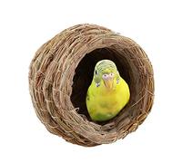 HEEPDD Nid d'oiseau, nid d'oiseau en Paille tissée à la Main, écloserie, élevage de grottes pour moineaux Perroquet canari Pinson