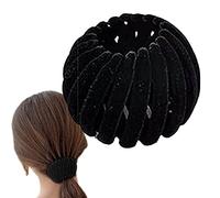 Nid d'oiseau Pince à cheveux magique - Pince à extensible - Support de queue de cheval rétractable - Boucles d'épingle à cheveux - Accessoire pour - Accessoire pour femme et