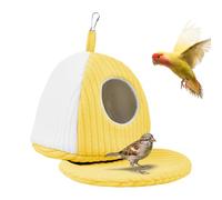 Nid d'oiseau pour Cage - Hamac Chaud pour perruches, nid d'oiseau, nid pour Perroquet, Ara, calopsitte, Conure, inséparable Gris Africain, Petit et Moyen Animal intérieur ou extérieur |