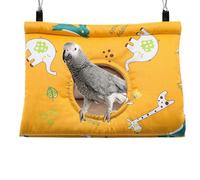 Nid d'oiseau pour cage | Hamac d'hiver en peluche comme protection, lit nid d'oiseau pour cage, pour aras, perruches, calopsittes, pinsons et inséparables pour dormir, pondre et élever des œufs