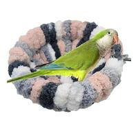 Nid d'oiseau pour cage, lit d'oiseau en peluche à suspendre pour perruche, nichoir pour conures, perruches, calopsittes, inséparables, canaris, pinsons, hamster, petits animaux de compagnie, nid chaud