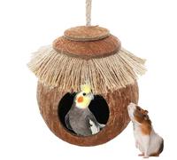Nid d'oiseau Pour Cage | Nid d'oiseau, Nid de perruche à la noix de coco avec couvercle tissé nid d'oiseau pour cage nid de perruche nid d'oiseau pour cage nid de perruche cage cage à oiseaux, nid