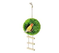 Nid d'oiseaux, petit nichoir à oiseaux, imitation gazon tissé pour perroquets, canaris, élevage, salon, maison, intérieur, extérieur, volière, jardin