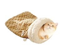 Nid Doudou Pour Chat,Maison Douillette Hivernale pour Animal Domestique - Niche Douce Fermée pour Lapin Petit Animal Salon Chien Hiver Balcony Chambre Literie | Chambre Salon Balcon Temps Froid Intéri