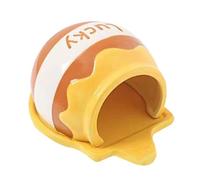 Nid en céramique pour hamster - Maison d'été pour animaux de compagnie - Design de refroidissement lisse et durable - Accessoire d'habitat confortable et sûr pour cochons d'Inde, chinchillas