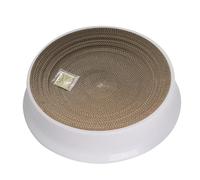 Nid griffoir pour chat, bol griffoir pour chats avec surfaces antidérapantes, griffoir pour animaux de compagnie réglable, griffoir ondulé résistant, tapis anti-rayures pour chats Interatt