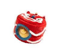 Nid isotherme pour petit animal de compagnie offrant un intérieur tendance sur le thème de la danse des lions pour la décoration de la maison et les voyages, lit pour chats