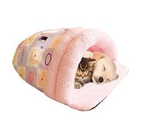 Nid Pliable pour Animaux De Compagnie - Lit Douillet en Forme De Lapin, Coussin De Terrier Auto-Chauffant en Forme De Pantoufle | Scénario De Chambre À Coucher pour Chats, Chiens, Chiots, Tâches
