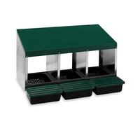 Kerbl Hobbyfarming Legenest 3 Compartiments avec Sol en Plastique