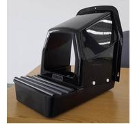 Nid pondoir poule 1 compartiment plastique recy vec cuvette - Gaun Noir