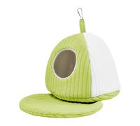 Nid pour Cage, Habitat Cave Chaleureux pour Animal Domestique, Nid Douillet pour Oiseau, pour Intérieur Extérieur Petit Moyen Perroquet Calopsitte Perruche Gris Africain Inséparable