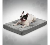 Nid pour Chien,Coussin Chien Dehoussable Canapé Chiens Grand Lit pour Chiens Extra Large OrthopéDique Dog Bed Anti-AnxiéTé RéVersible (Chaud en Hiver, Frais en éTé)(Grey,134x91x9cm)