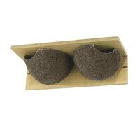 Nid Pour Hirondelles 2 Pièces Double, Cancun Gris Maison Pour Oiseaux Neuf