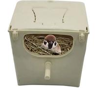 Nid pour oiseaux, boîte de nidification en plastique pour perroquets, maison pour perruches