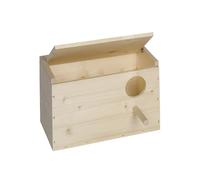 Nid pour oiseaux en boîte allongé Nobby Pet Beige 24x14,5x14,5 cm