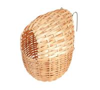 Nid pour oiseaux exotique en bambou Kerbl Beige 12x11 cm
