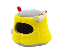 Nid pour petits animaux - Niche chaude pour furet et perruche - Niche pour animaux de compagnie pour planeurs à sucre, hérissons, hamsters, perroquets - Lit d'hiver confortable pour petits animaux de