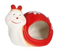 Nid pour Petits Animaux Nid de Hamster en céramique, 2 pièces, Cage de Maison for hérisson, Petit Animal rafraîchissant, nid d'été, Cache-Hamster