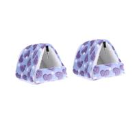 Nid pour Petits Animaux Nid de Hamster, literie for Rat, cachette de Hamster, lit hérisson, Mini lit for Animal de Compagnie, Jambon d'hiver, 2 pièces
