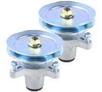 NIDAIFEI Lot de 2 ensembles de broche 121-0751 avec poulie 125-5574 remplace la broche Toro 139-3214 Toro 121-0751, broche Toro 117-7267, 117-7439, Toro 139-2433, Toro O 110 - 6864, 125-5574