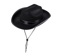 Nidddiv Chapeau de pêcheur imperméable à large bord pour homme - Chapeau de cowboy pour fête costumée - Chapeau de pêche - Bleu foncé, Noir , taille unique