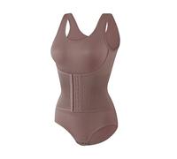 Nidddiv Gainante gainante pour femme - Body gainant - Body gainant - Body pour femme - Legging postnatal, marron, XL