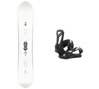 Nidecker - Fixations de snowboard all mountain - Pack Alpha 2025 - Blanc Blanc S,M,L,XL