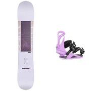 Nidecker - Fixations de snowboard all mountain - Pack Astral 2025 - Blanc Blanc S,M,L,XL