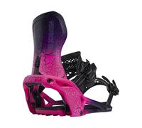 Nidecker - Fixations de snowboard all-mountain - Supermatic Lt Magma en Nylon - Taille 41,5-44 - Violet Violet 41,5-44