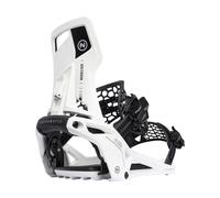 Nidecker - Fixations de snowboard all-mountain - Supermatic OG White en Nylon - Taille XL - Blanc Blanc XL