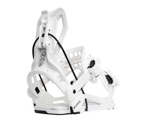 Nidecker - Fixations de Snowboard - Flow Fenix White - Taille 44,5-47 - Blanc Blanc 44,5-47