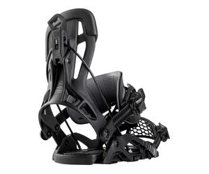 Nidecker - Fixations de snowboard - Flow Fuse Hybrid Black en Nylon - Taille 45-49,5 - Noir Noir 45-49,5