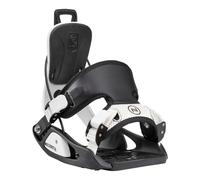 Nidecker - Fixations de snowboard - Flow Micron Stormtrooper - Taille Enfant 28,5-32 - Blanc Blanc 28,5-32