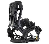 Nidecker Fixations de snowboard FLOW NX2 - All-Mountain Power, plaque alu, sangle Fusion L Noir