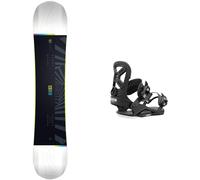 Nidecker - Fixations de snowboard - Pack Micron Merc 2025 - Noir Noir M,S,XS
