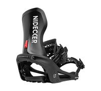 Nidecker - Fixations de snowboard - Supermatic® LT Black en Nylon - Taille 41,5-44 - Noir Noir 41,5-44