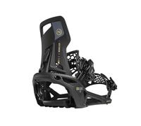 Nidecker OG Supermatic Fixations de Snowboard- Système d’Ouverture Automatique avec Spoiler inclinable - Taille L - Couleur Black