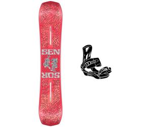 Nidecker - Pack Planche Snowboard Sensor Men - 150 + Fifty Black - Planche Snowboard