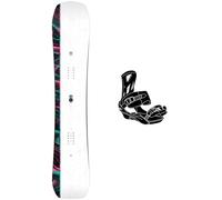 Nidecker - Pack Planche Snowboard Venus - 155 + Spell White - Planche Snowboard