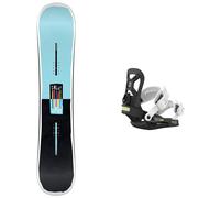Nidecker - Packs (snowboard + fix) - Snowboard freestyle - Pack Cheat Code Youth 2026 - Bleu Bleu 139 cm