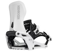 Nidecker - Fixations de snowboard all-mountain - Supermatic Lt White en Nylon - Taille 44,5-47 - Blanc Blanc 44,5-47