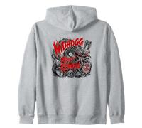 Nidhogg Racines de Monstre Viking Nordique Heavy Metal Sweat à Capuche