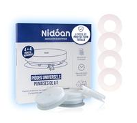 Nidoan - Pièges Universels Anti Punaises de Lit | Kit de 4 Pièges et 4 Recharges | Protection Durable Meubles et Lits sans Produits Chimiques