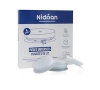 Nidoan - Pièges Universels Anti-Punaises de Lit - Lot de 4 Pièges Rechargeables | Compatible Tous Meubles et Objets | Protection 3 Mois, Sécurisée pour Enfants et Animaux | Bouclier Puissant