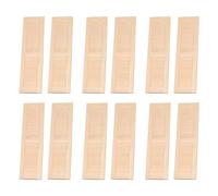 NIDONE 12 pièces Volets de Maison de poupée Classique en Bois Mini 1 12 Meubles Maison poupée 4, 5x1, 3x0, 2 Pouces fenêtres drôles Bricolage Meubles poupées pour Enfants