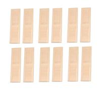 NIDONE 12PCS Dollhouse Shutters Classic Wooden Mini 1 12 Scale Dollhouse Meubles 4.5x1, 3x0, 2 Pouces Fentures de poupées de Bricolage drôles Meubles pour Enfants