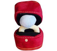 NIDONE 1set Dog Toys Squeaky with Ring & Box Funny Chew Dog Engagement Toys 7.1x4.7x3,9 Pouce Jouet Anniversaire réutilisable Ring Dog Toy Supplies Pet Lovers Pet Gift, Chog Birthday Toy