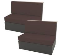 NIDONE 2 Ensembles de Housses de Coussin dinette Camping-Car, Housses siège Camping-Car Extensibles et Douces, Housse canapé Anti-poussière et Anti-Rayures avec Bande élastique pour Banc v